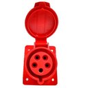 Ver imagem 2 de Tomada Industrial Embutir Vm 32a 3p+t+n 5246 380/440v Ip44 6h (steck) Soprano