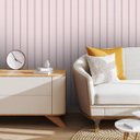 Ver imagem 1 de Papel de Parede Adesivo Ripado Rosa Bailarina Gh Papel de Parede 3,5m