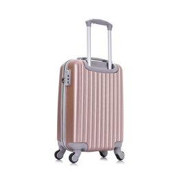Kit Mala de Viagem de Bordo Londres Rose + Mochila Executiva Fuji Swiss Move - 5