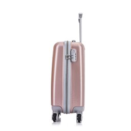 Kit Mala de Viagem de Bordo Londres Rose + Mochila Executiva Fuji Swiss Move - 6