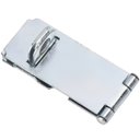 Ver imagem 7 de Dobradiça Porta Cadeado Fecho Trinco Zincado 4,5" para Portão Gaveta Armário | Silvana