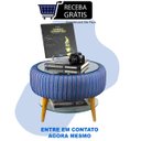 Ver imagem 3 de Mesa De Centro Artesanal Pneu C/Tampo Vidro Incolor 45x68cm