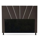 Ver imagem 1 de Cabeceira Cama Box Solteiro Dallas 90Cm Marrom