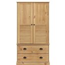 Ver imagem 2 de Guarda-roupa 2 Portas e 2 Gavetas Madeira de Pinus Empório