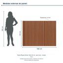 Ver imagem 3 de Painel Ripado Smart 160x120 cm (sem Furo) Incolar Cedro