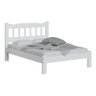 Cama Casal Em Madeira Maciça Reforçada Branco Nemargi - 3