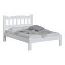 Ver imagem 3 de Cama Casal Em Madeira Maciça Reforçada Branco Nemargi