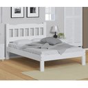 Ver imagem 1 de Cama Casal Em Madeira Maciça Reforçada Branco Nemargi