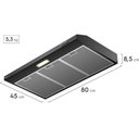 Ver imagem 4 de Depurador de Ar 80 cm Luz LED e Filtragem Dupla Preto DE8SB Electrolux