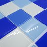 Pastilha de Vidro para Banheiro Piscina Azul Mix 30x30x4.8cm La Bella - 3