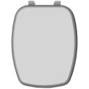 Ver imagem 1 de Assento Tampa para Vaso Sanitário Almofadado Compatível Prímula Cor Cinza Claro Durín