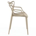 Ver imagem 6 de Kit 12 Cadeiras de Jantar Allegra Prática Empilhável - Nude