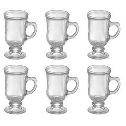 6 Xícaras Vidro Café Nespresso Dolce Gusto 115ml Caneca - 2