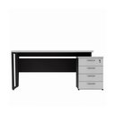 Ver imagem 5 de Escrivaninha Mesa Escritório Extensível 150cm 4 Gavetas Flex Multimóveis CR25325