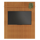 Ver imagem 2 de Painel Riso Ripado 2,18x1,82cm Jcm Movelaria - Cinamomo