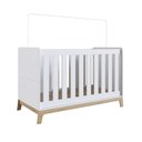 Ver imagem 3 de Berço com Regulagem de Altura 3 em 1 para Bebê e Criança Cor:branco