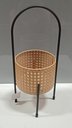 Ver imagem 2 de Cachepô Metal 40x15x15cm Bege Vaso Decorativo Planta