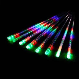 8 Tubos de Luz Led de 50cm - Cascata de Iluminação de Gelo:branco - 4