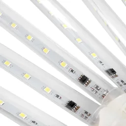 8 Tubos de Luz Led de 50cm - Cascata de Iluminação de Gelo:branco - 2