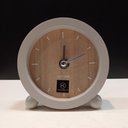 Ver imagem 2 de Relógio Decorativo Mesa Home&co Mdf 11x11x3cm Cinza