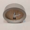 Ver imagem 4 de Relógio Decorativo Mesa Home&co Mdf 11x11x3cm Cinza