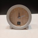 Ver imagem 3 de Relógio Decorativo Mesa Home&co Mdf 11x11x3cm Cinza