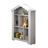 Estante Infantil Casinha Magia Branco Ofertamo Quarto Decoração - 1