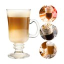 Ver imagem 1 de Taça de Cappuccino Café Caneca Dolce Gusto Nespresso Vidro Transparente 250ml Lyor