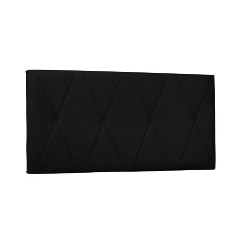 Painel de Cama 160cm Ancona Suede Preto - Lucadi Home