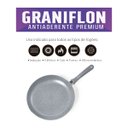 Ver imagem 2 de Frigideira Antiaderente 20cm Cinza Graniflon Moda do Chef