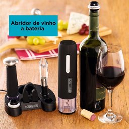 Kit Abridor de Vinho Black Decker W20-br Preto - Bivolt - 7