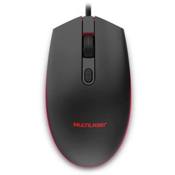 Mouse Gamer 2400dpi Usb Iluminação Led 7 Cores Preto Mo298 - 1