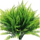 Ver imagem 4 de Kit 5 Galhos Folhagem Realista Samambaias 35cm Verde Realista