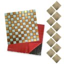 Ver imagem 1 de Pastilha de Vidro Kit 11 Uni Adesiva Parede Cozinha Sala Banheiro Decorativa Facil Aplicacao Requint