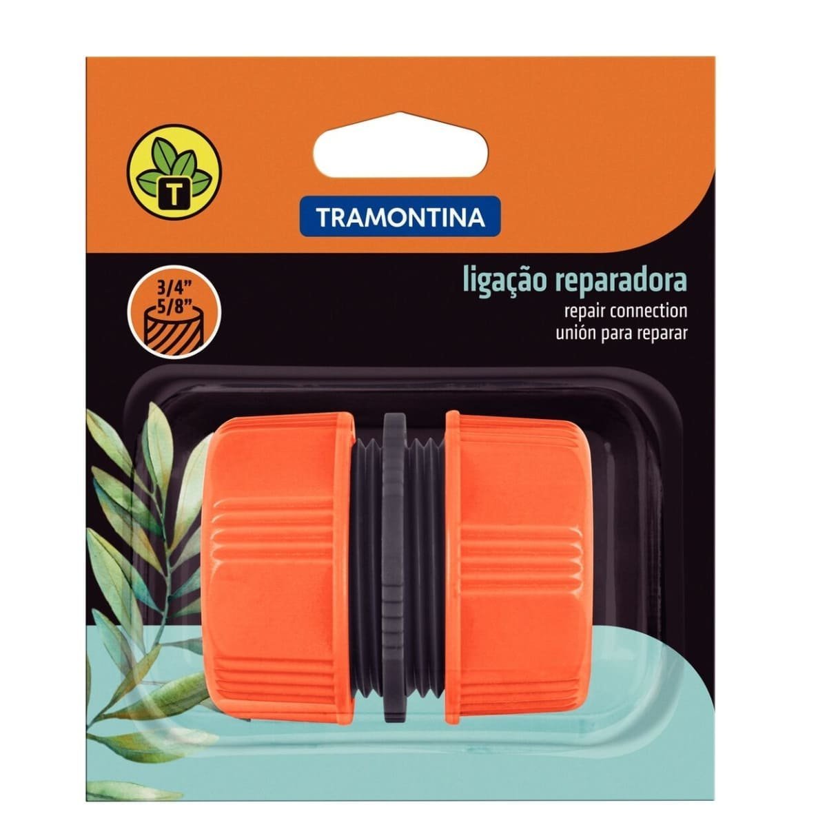 Emenda Ligação Reparadora Extensor Para Mangueira 3/4" e 5/8" | Tramontina | Kit 10 Un - 4