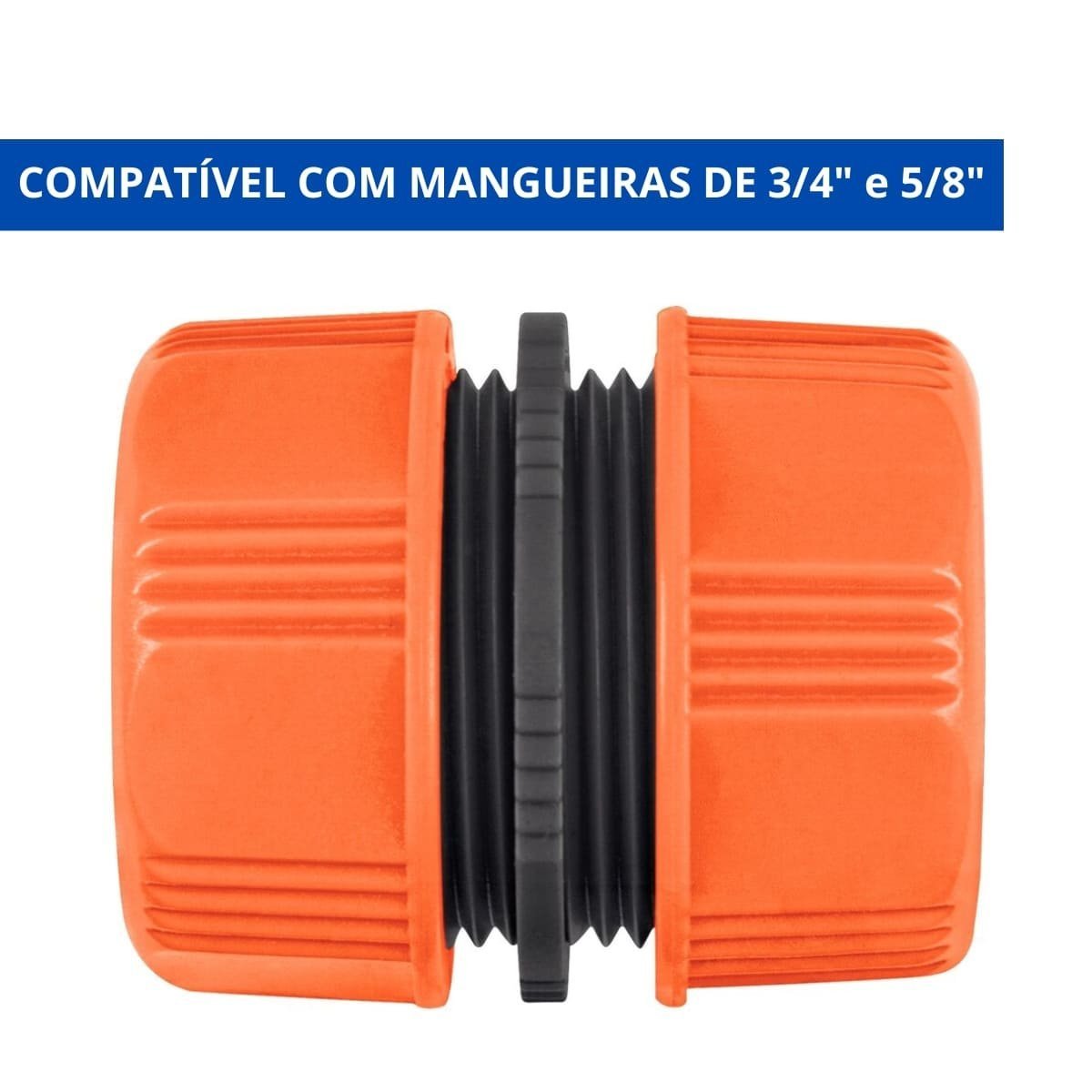 Emenda Ligação Reparadora Extensor Para Mangueira 3/4" e 5/8" | Tramontina | Kit 10 Un - 3