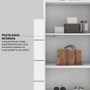 Ver mais imagens de Comoda Sapateira 2 Portas 4 Gavetas 4270 Branco Demobile