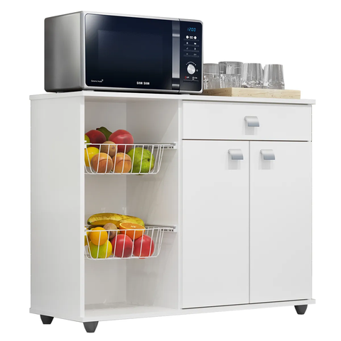 Fruteira Balcão Forno Microondas Bebedouro Renata:branco
