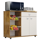 Ver imagem 2 de Fruteira Balcão Forno Microondas Bebedouro Renata:branco