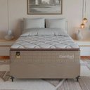 Ver imagem 6 de Cama Box Casal + Colchão Comfort Class Pillow Top 138x188 Bege/suede Bege