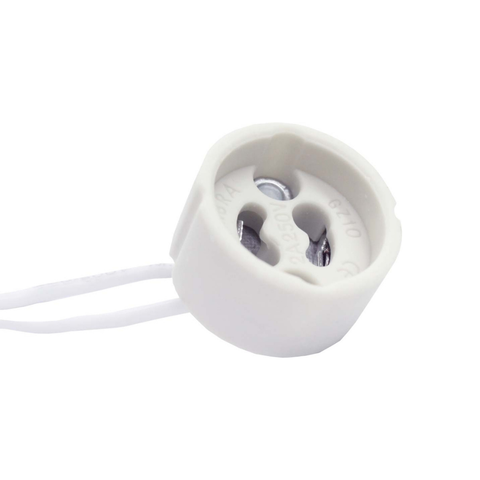 Soquete Porcelana Taschibra para Lâmpadas Gz10/gu10 Bivolt