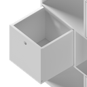 Ver imagem 7 de Estante Organizadora Maia com 3 Nichos e 3 Caixas Removíveis - Branco