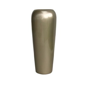 Vaso de Fibra de Vidro Vietnamita 76x29 cm Dourado Brilho