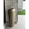 Vaso de Fibra de Vidro Vietnamita 76x29 cm Dourado Brilho - 2