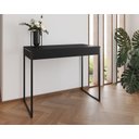 Ver imagem 1 de Aparador Industrial Califórnia 137x40 Ferro Preto Tampo Preto