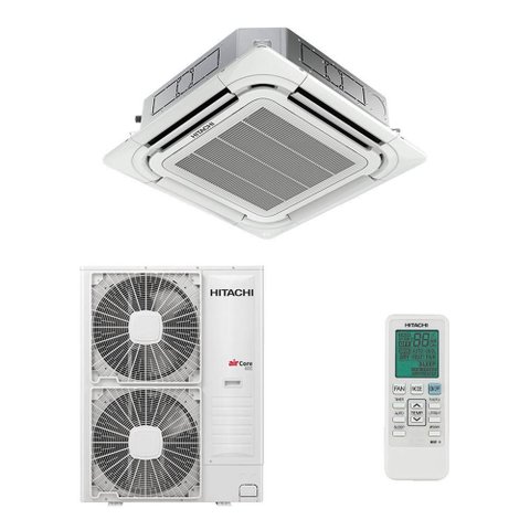 Ar Condicionado Split Cassete Hitachi Aircore Inverter 4 Vias 56.000 BTUS Quente e Frio 220V