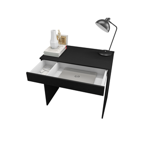Mesa Para Escritório Computador/ Notebook Alexa Preto - AJL Móveis