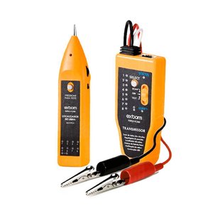 Kit Testador e Localizador de Rede e Cabos Exbom Fepro-tc300