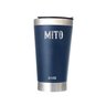 Copo Térmico Aduze com Tampa Coleção de Gírias Mito 500 ml Azul Marinho - 1