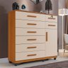 Cômoda New Vitoria Com Porta e 8 Gavetas MDP - 1